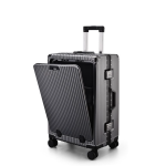 Premium Multifunctional Suitcase with Front-Opening Design